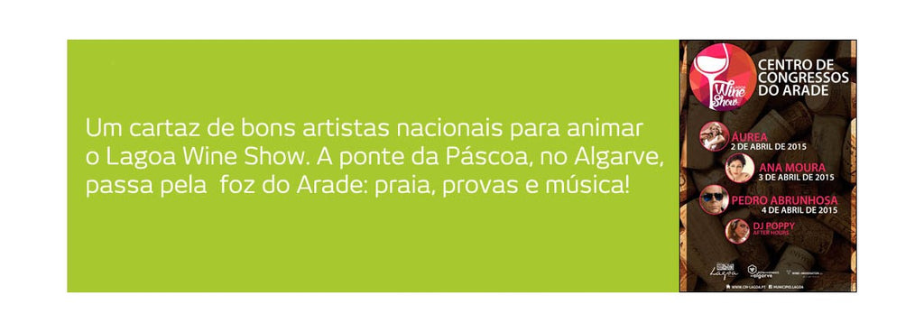 Música em cartaz no Lagoa Wine Show