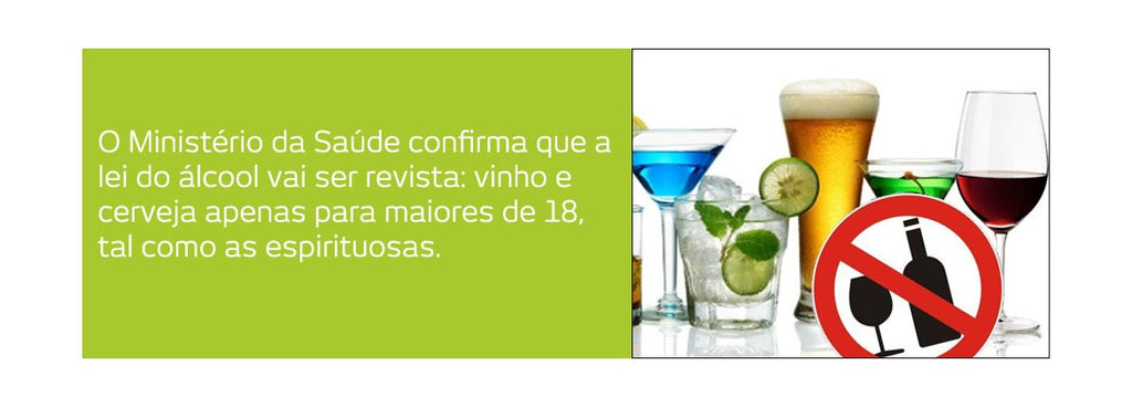 Vinho e cerveja igual a espirituosas