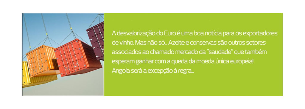 Queda do euro é boa notícia