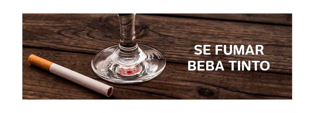 Se fumar beba tinto