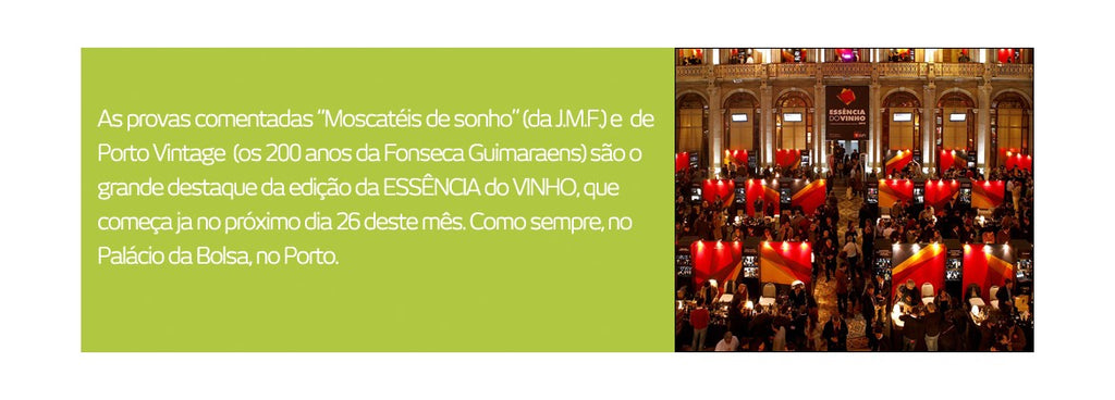 Essência do vinho (do Porto e Moscatel) 2015