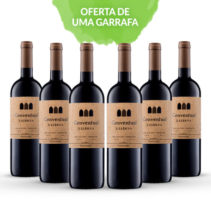 Pack 5 +1 Conventual Reserva Tinto 2020